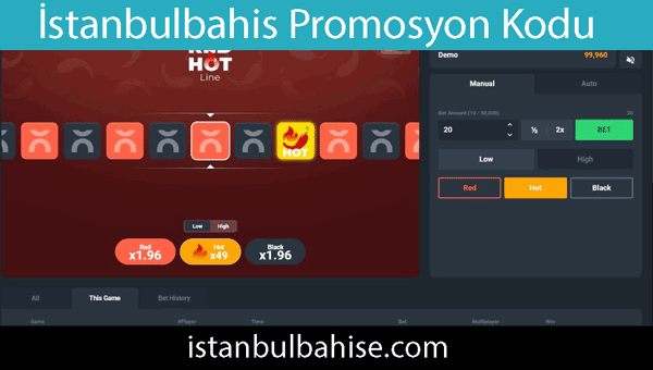 İstanbulbahis promosyon kodu ile üyelerine özel fırsatlar tanımaktadır.